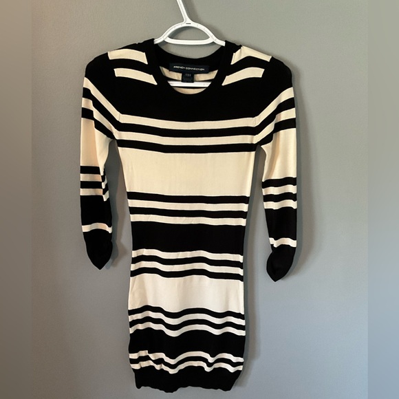 French Connection Dresses & Skirts - French Connection Jag Striped Stretch Mini Dress-4